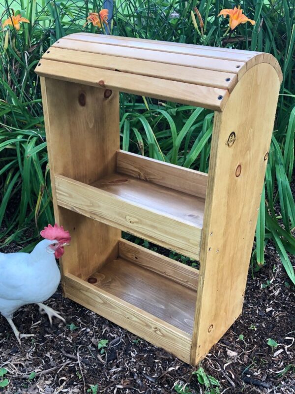 Saddle Stand - Oak Finish