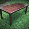 Custom dark walnut table