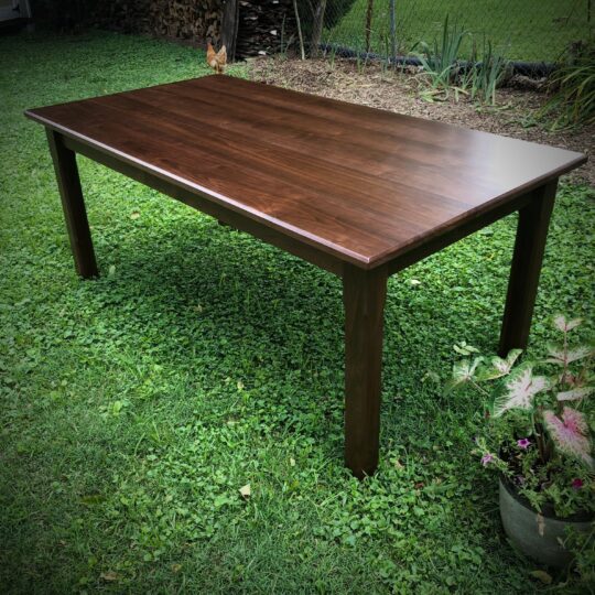 Walnut dining table