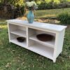 White wash console table