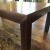 Mitered corner parsons table