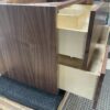 Contemporary Floating Walnut Vanity Drawers