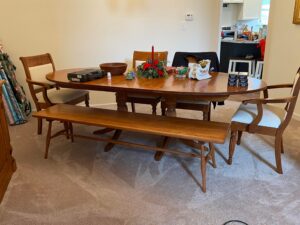 Spindle Bench Seat in-use