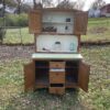 Hoosier Cabinet open