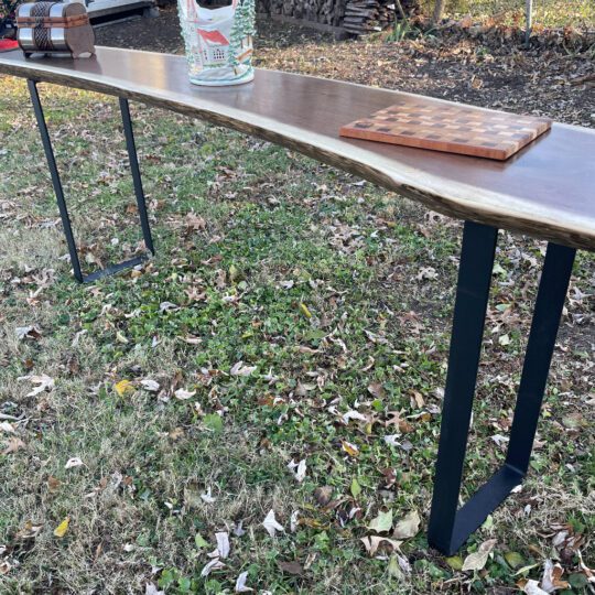 Live Edge Sofa Table