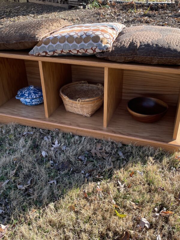 Entryway bench front