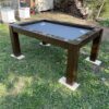 Oak Game Table Side