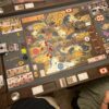 Board Game Table in Use Close-up